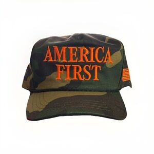America First NJF Official Hat Nick Fuentes Store 2025 Camo Charlie Kirk Trump